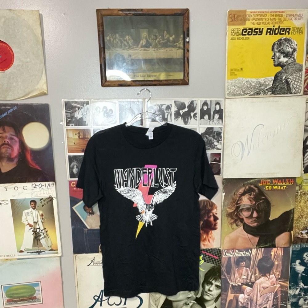 Black Wanderlust T Shirt